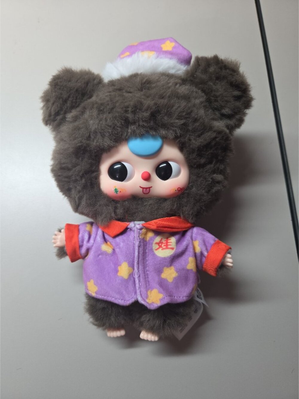 Baby three bear with purple pajama set